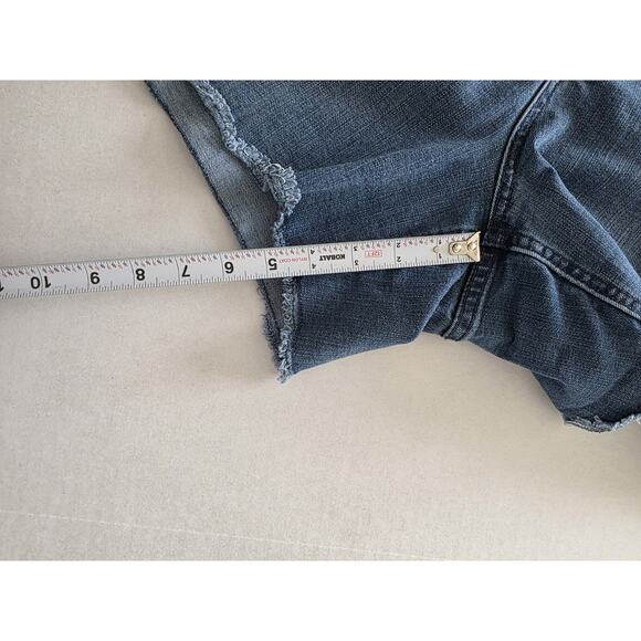 Lane Bryant Women Shorts Blue Distressed Denim Plus Size 22 - Picture 8 of 8